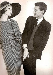 Suzy Parker and Yves Saint Laurent, photo by Richard Avedon for Harper's Bazaar, March 1959